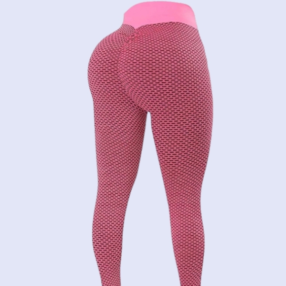 2 Comfortable Ladies Scrunch Leggings Bubble Butt Lift Active Sleep Wear Pants - Picture 2 of 4